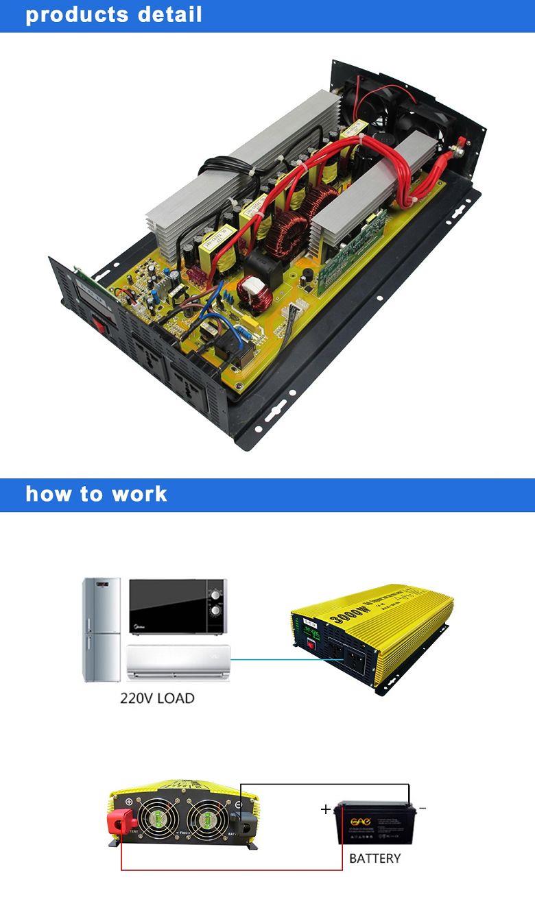 modified sine wave inverter 600w